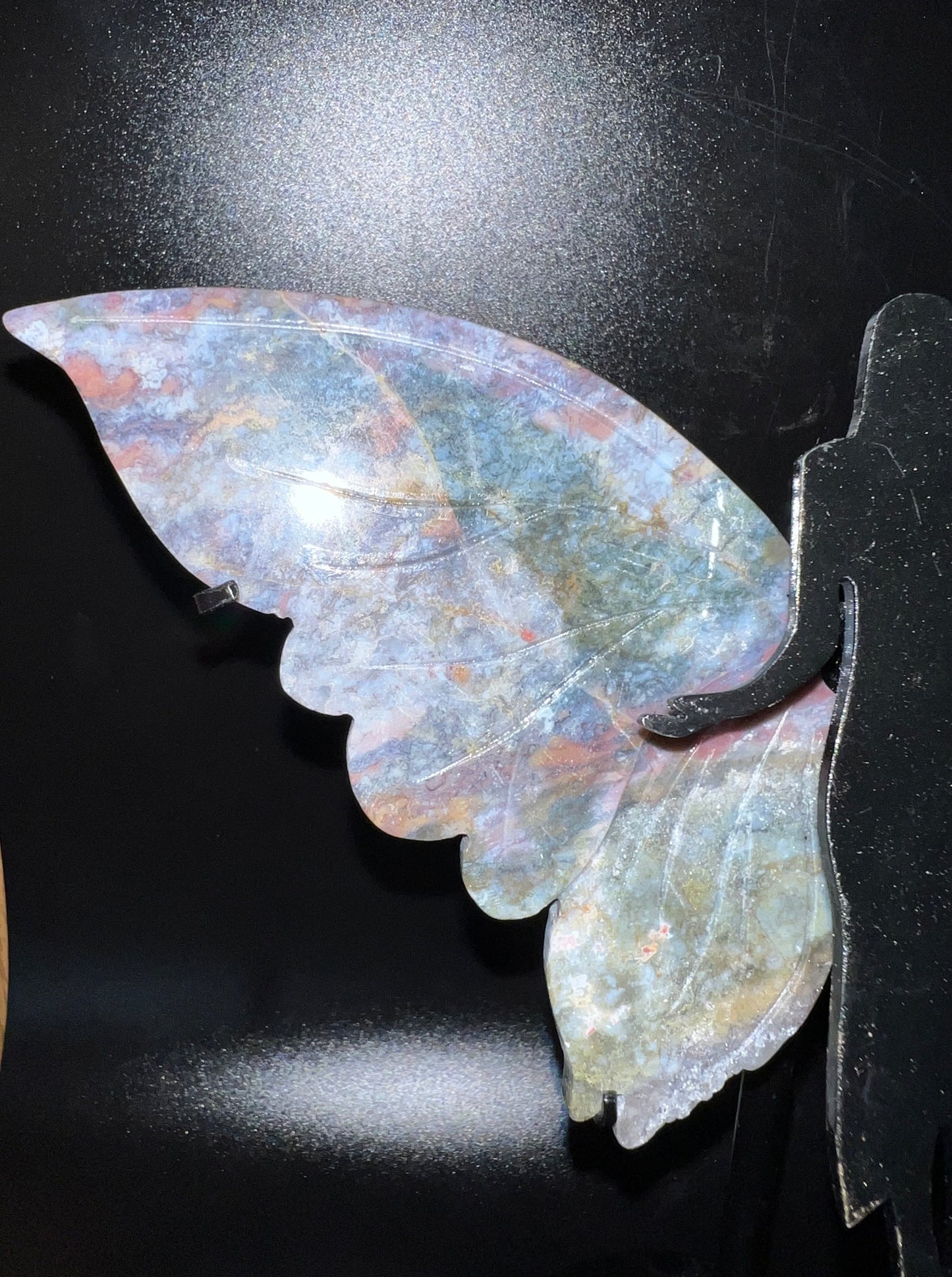 Colorful Ocean Jasper Fairy Wings