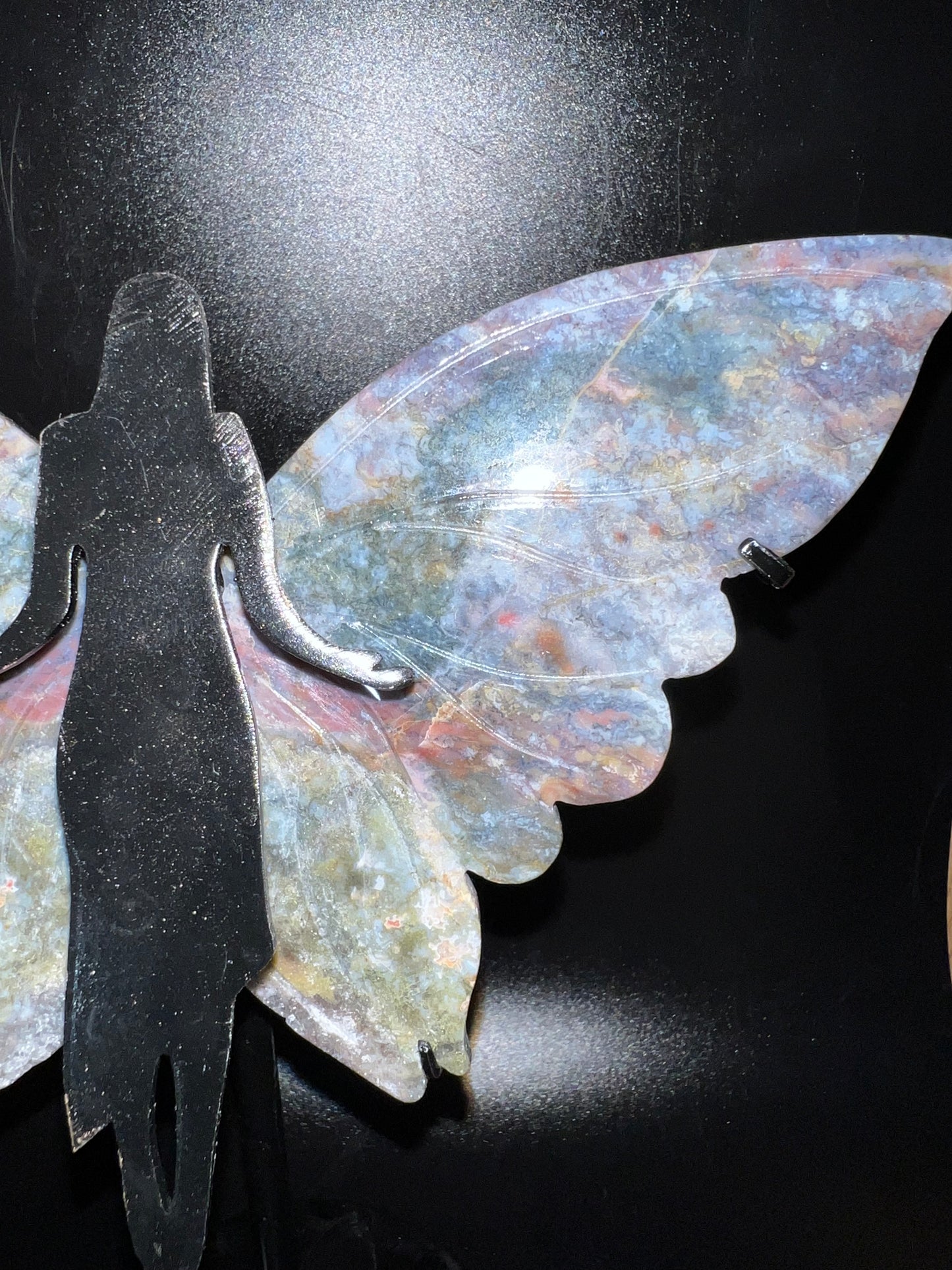 Colorful Ocean Jasper Fairy Wings