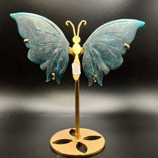 Blue Apatite Butterfly Wings