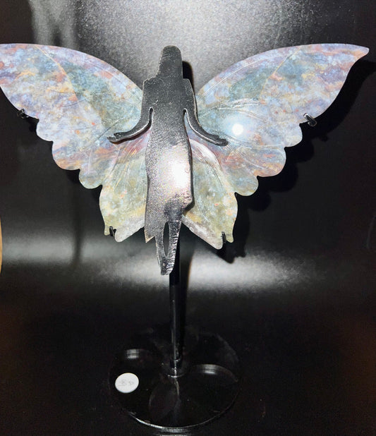 Colorful Ocean Jasper Fairy Wings